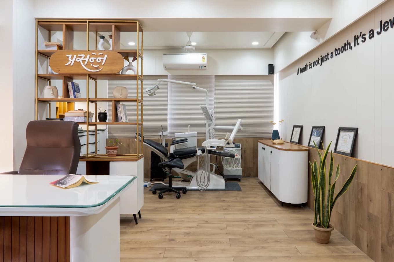 The operatory at Prasanna Dental Care